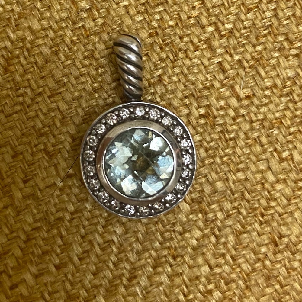 David Yurman prasiolite cherise enhancer EUC